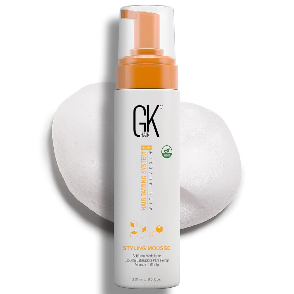 GK HAIR Global Keratin Volumizing Hair Styling Mousse (8.5 Fl Oz/250ml)