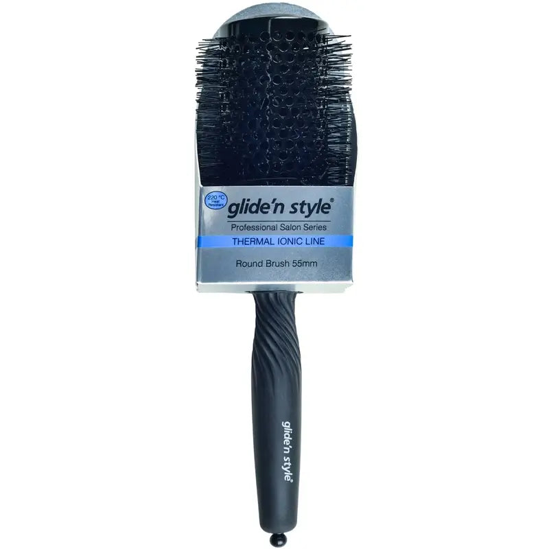 Glide'N Style Thermal Ionic Line Round Hair Brush 55mm