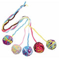 Glipet Knitted Rope Tail Cat Toy Ball for Active Play 5 cm