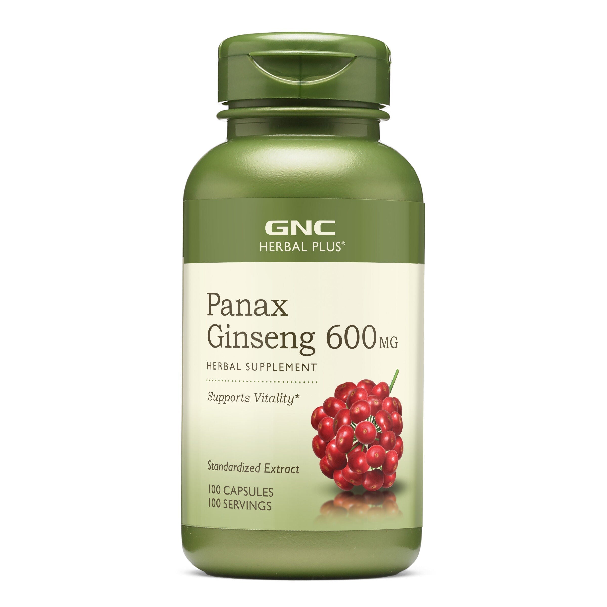 GNC Herbal Plus Panax Ginseng 600 mg – 100 Capsules