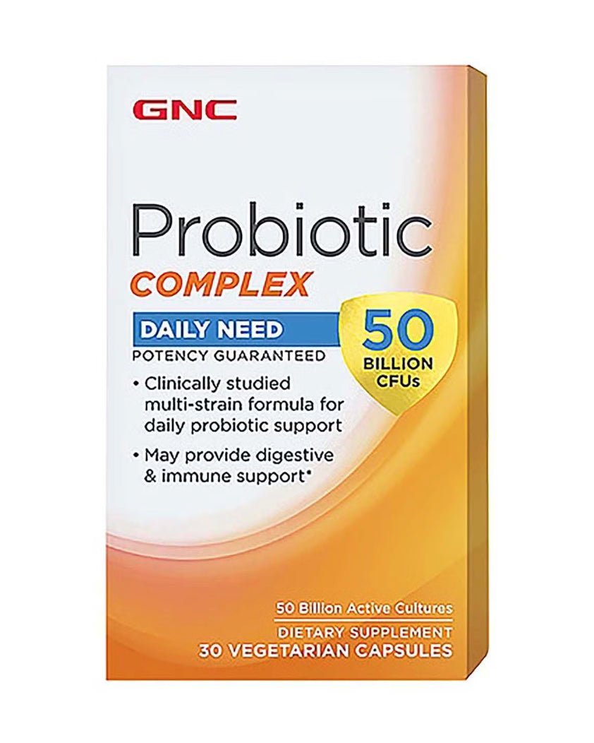 GNC Probiotic Complex Daily Need, 50 Billion Live Cultures, 30 Capsules