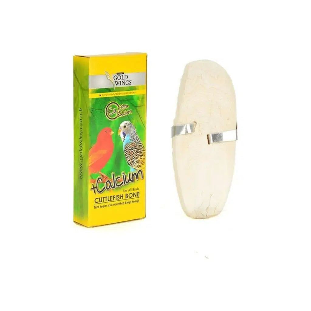 Gold Wings Cuttlefish Bone for Birds Calcium Supplement 8-10 cm