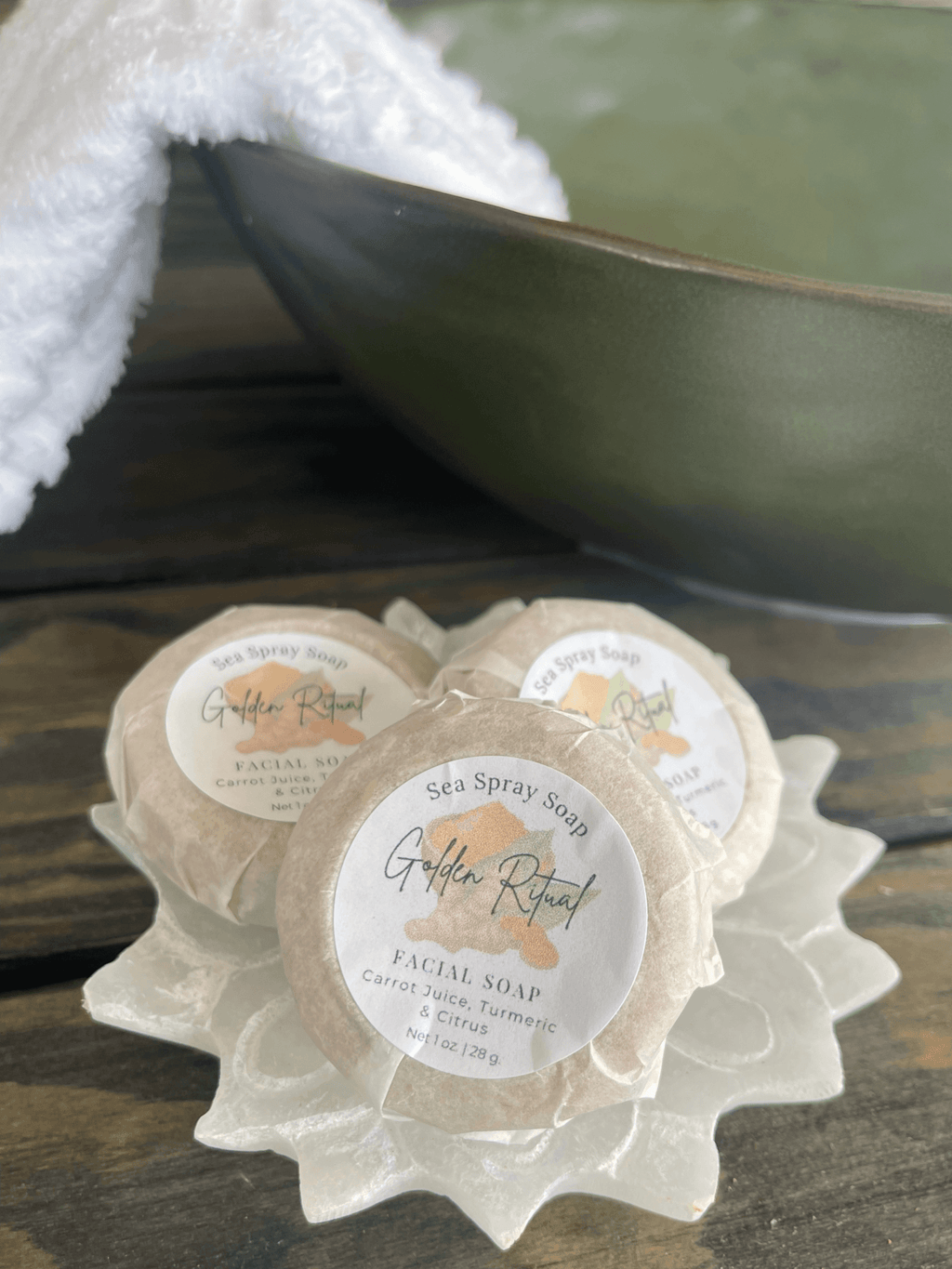 Golden Ritual Turmeric Infused Facial Soap