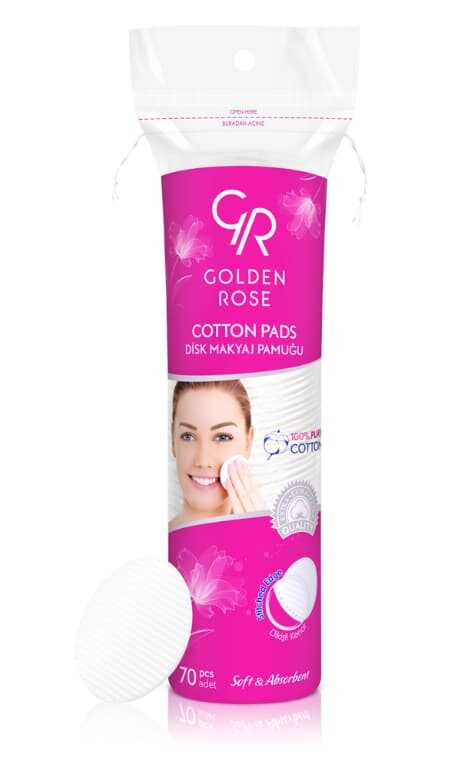 Golden Rose Makeup Remover Cotton Pads Soft & Lint-Free