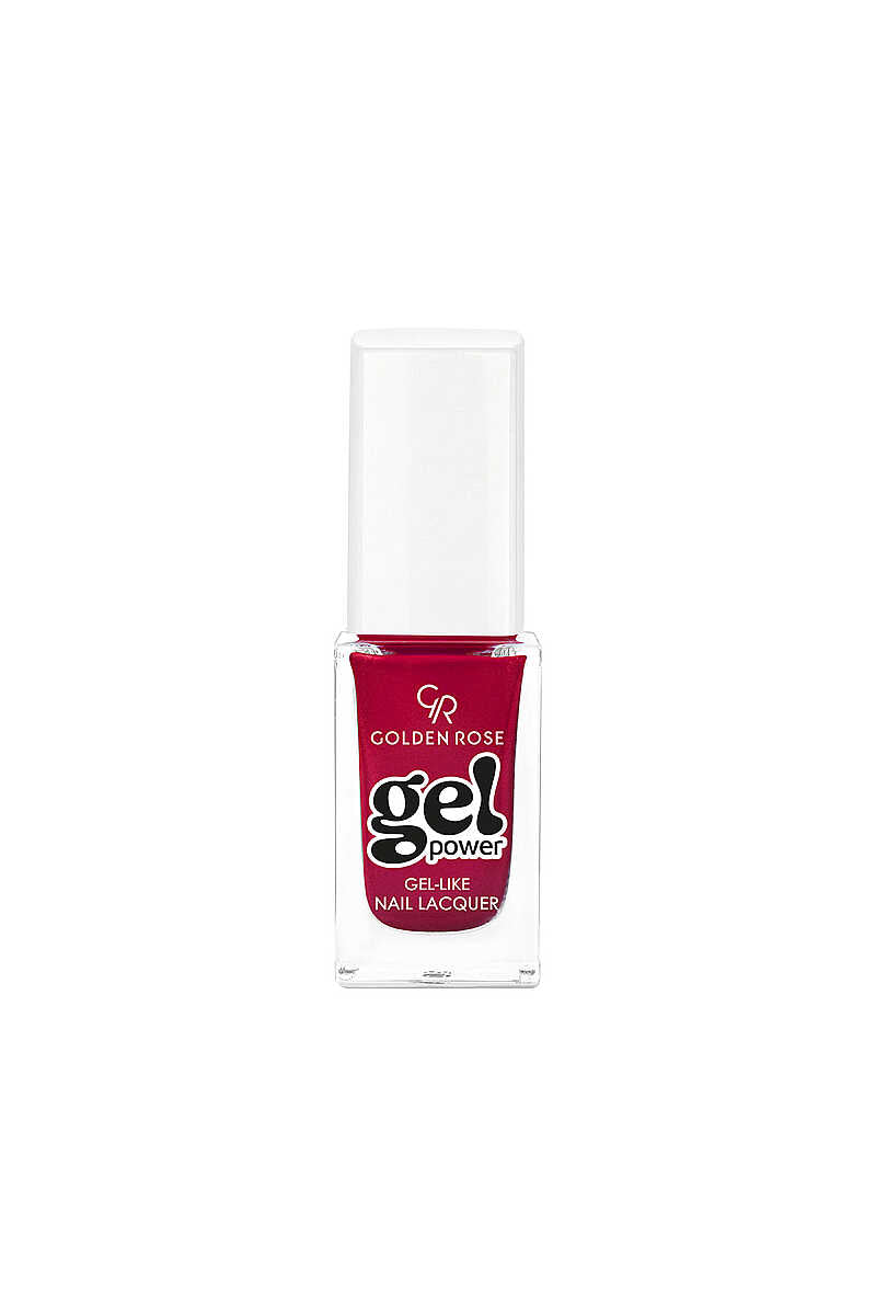 Golden Rose Gel Power Nail Color 53 Red Glossy Finish 10.2ml