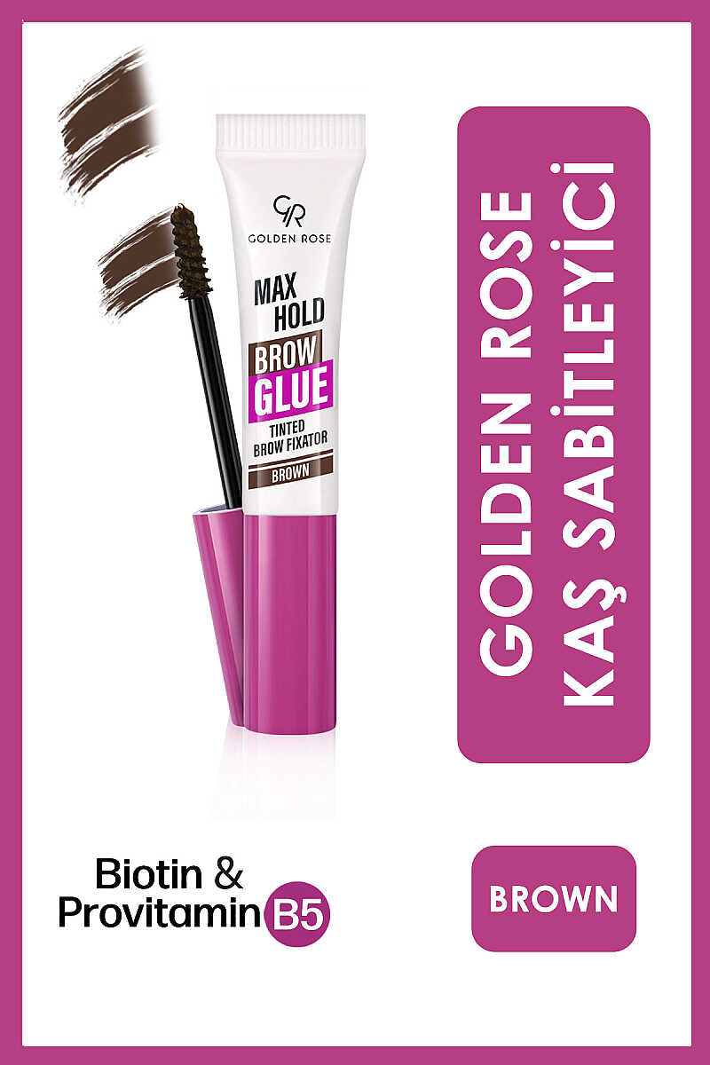Golden Rose Max Hold Brow Glue Brown Lamination Effect 104