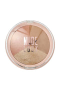 Golden Rose Nude Look Baked Trio Face Powder 3-in-1 Palette