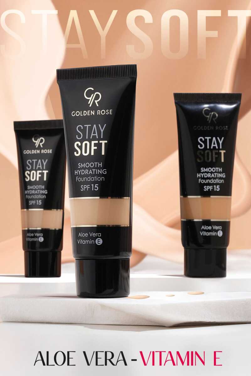 Golden Rose Stay Soft Smooth Hydrating Foundation 205