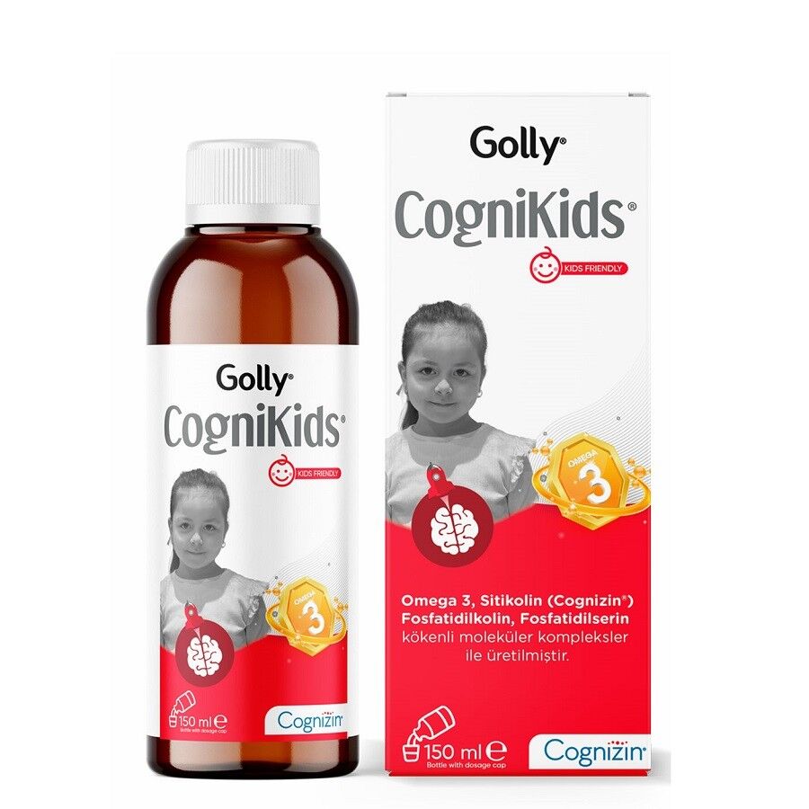 Golly Cogni Kids Omega 3 & Citicoline Support Syrup 150 ml