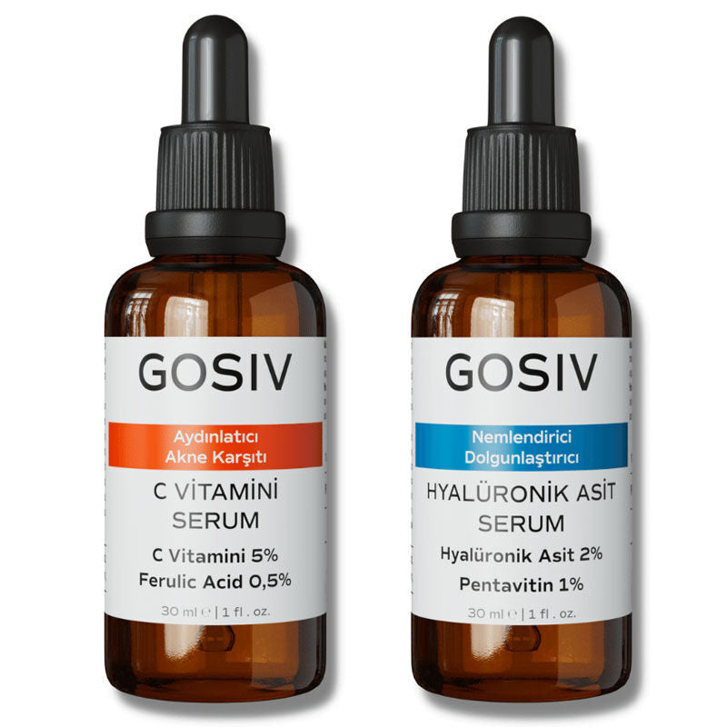 Gosiv Brightening Skincare Set for Dry Skin 2 x 30ml