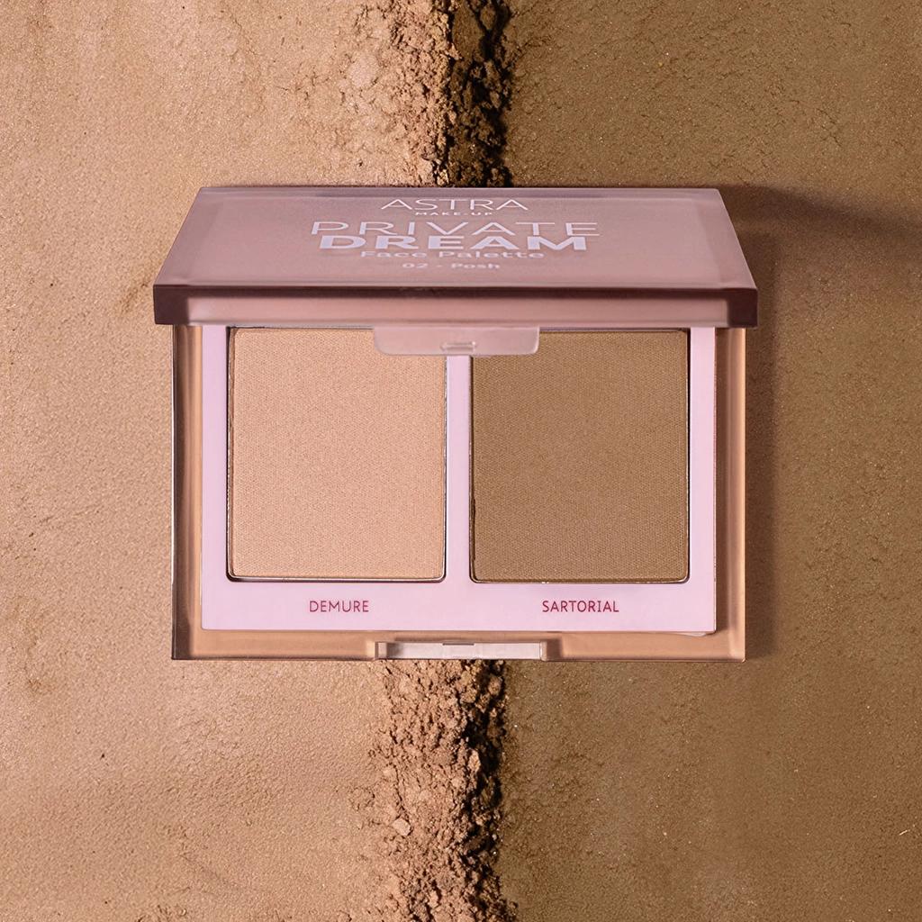 Astra Private Dream Posh Face Palette for Radiant Glow