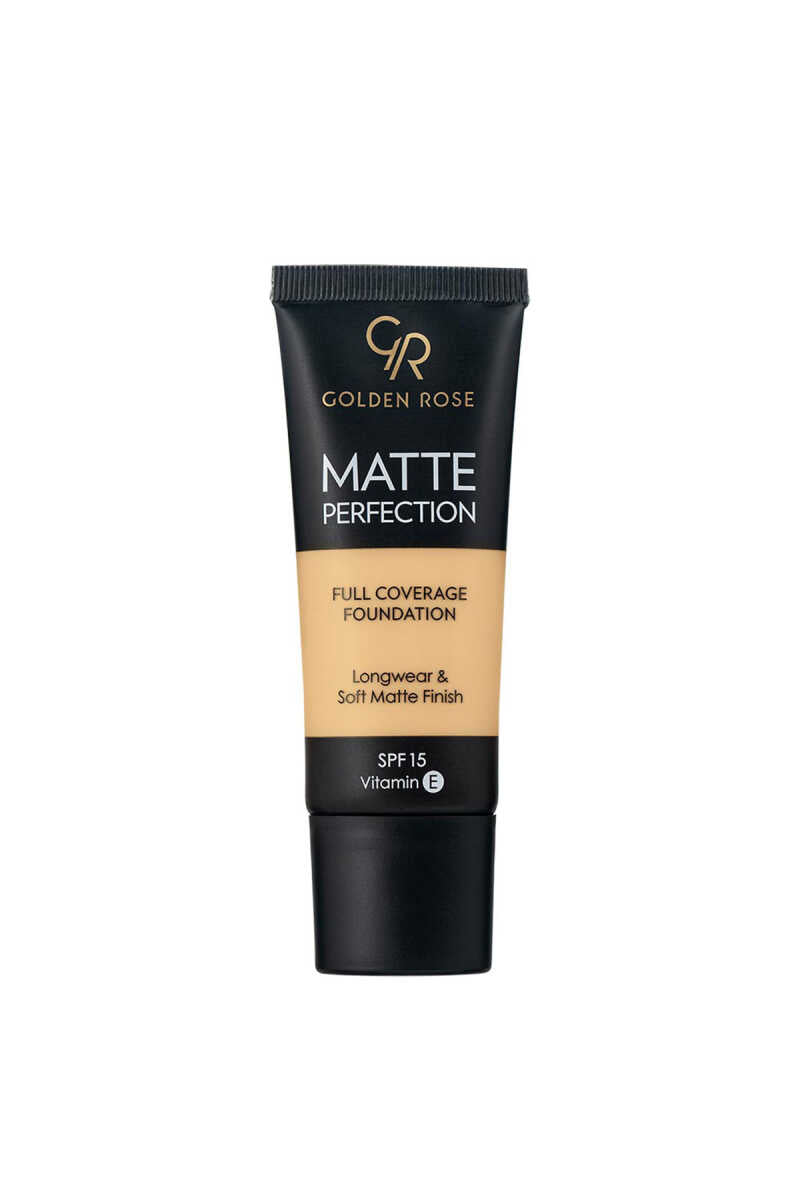 Golden Rose Matte Perfection Full Coverage Foundation Warm 03 30ml