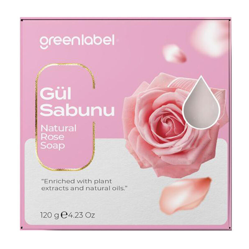 Greenlabel Rose Soap Moisturizing Cleansing Bar 120g