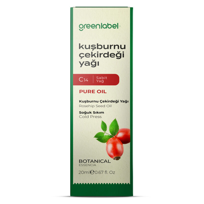 Greenlabel Rosehip Seed Oil Nourishing Face & Hair Oil 20 ml