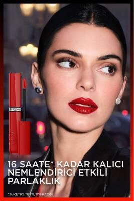Loreal Paris Infaillible: Rouge Paris Liquid Lipstick - Intense Color, Long Lasting Glossy Shine - Vibrant Red Liquid Lipstick