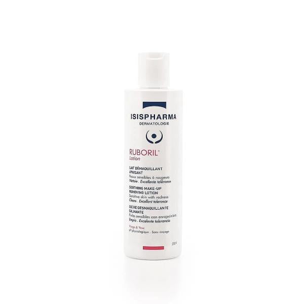 Isis Pharma Ruboril Makeup Remover Lotion - Gentle, Hypoallergenic Skincare for Sensitive Skin, 8.45 fl oz
