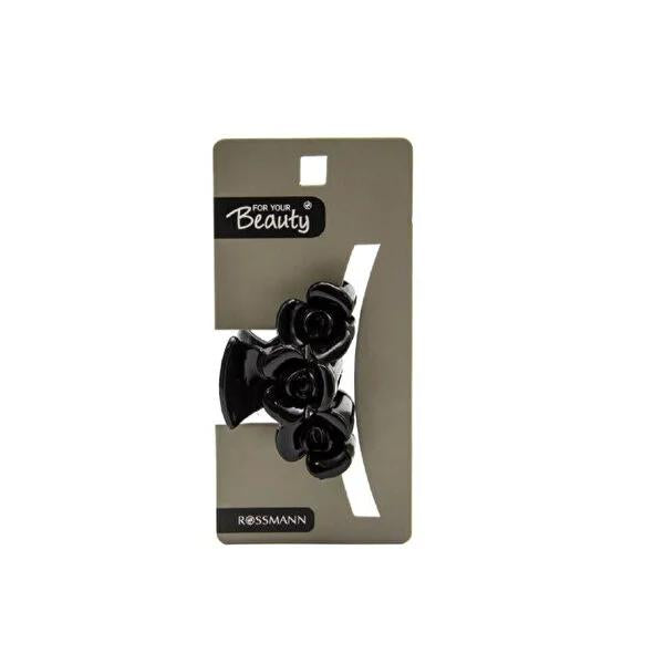 For Your Beauty 4-Pronged Black Hair Accessory - Secure Grip, Versatile Style