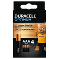 Duracell Optimum AAA Alkaline Batteries 4-Pack - Long-Lasting Power for Remote Controls, Toys, and Electronics