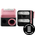 SmileMakers 3-in-1 Cosmetic Pencil Sharpener for Makeup Professionals - Eco-Friendly, Portable, and Precise for Multiple Pencil Sizes