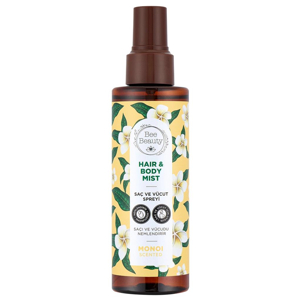 Bee Beauty Monoi Hair & Body Mist Tropical Scent 155 ml