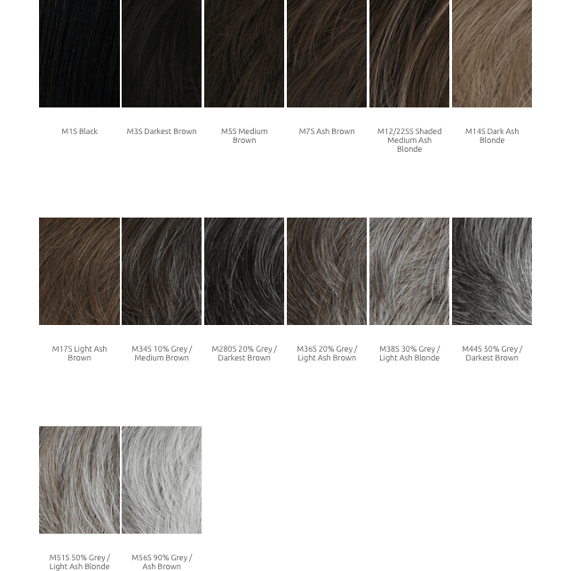 HIM Collection Sharp Men's Wig, New With Tags