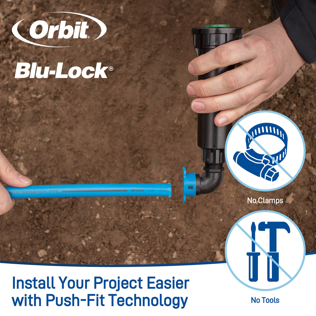 1/2" Blu-Lock Street Elbow 31975