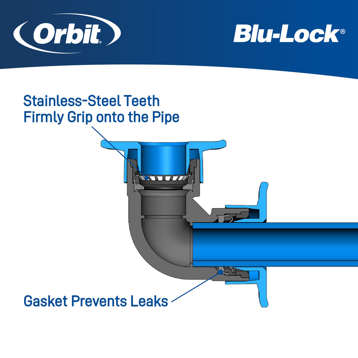 1/2" Blu-Lock x 1/2" FPT Elbow 31972