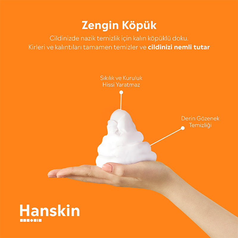 Hanskin Cleansing Foam Blackhead Pore Purifying Cleanser 120 ml