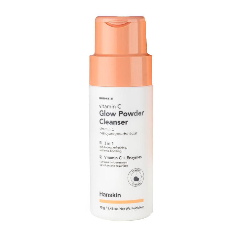 Hanskin Vitamin C Glow Powder Cleanser Brightening Formula 70g