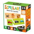 Headu 3-Piece Match & Find Puzzle for Early Learning