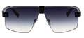Hermossa HM-1585 01 Black Metal Gradient Sunglasses