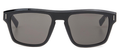 Hermossa HM-1627 01 Classic Black Square Sunglasses 54mm