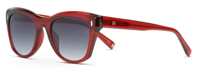 Hermossa HM-1657 03 Red Frame Gradient Sunglasses 52mm