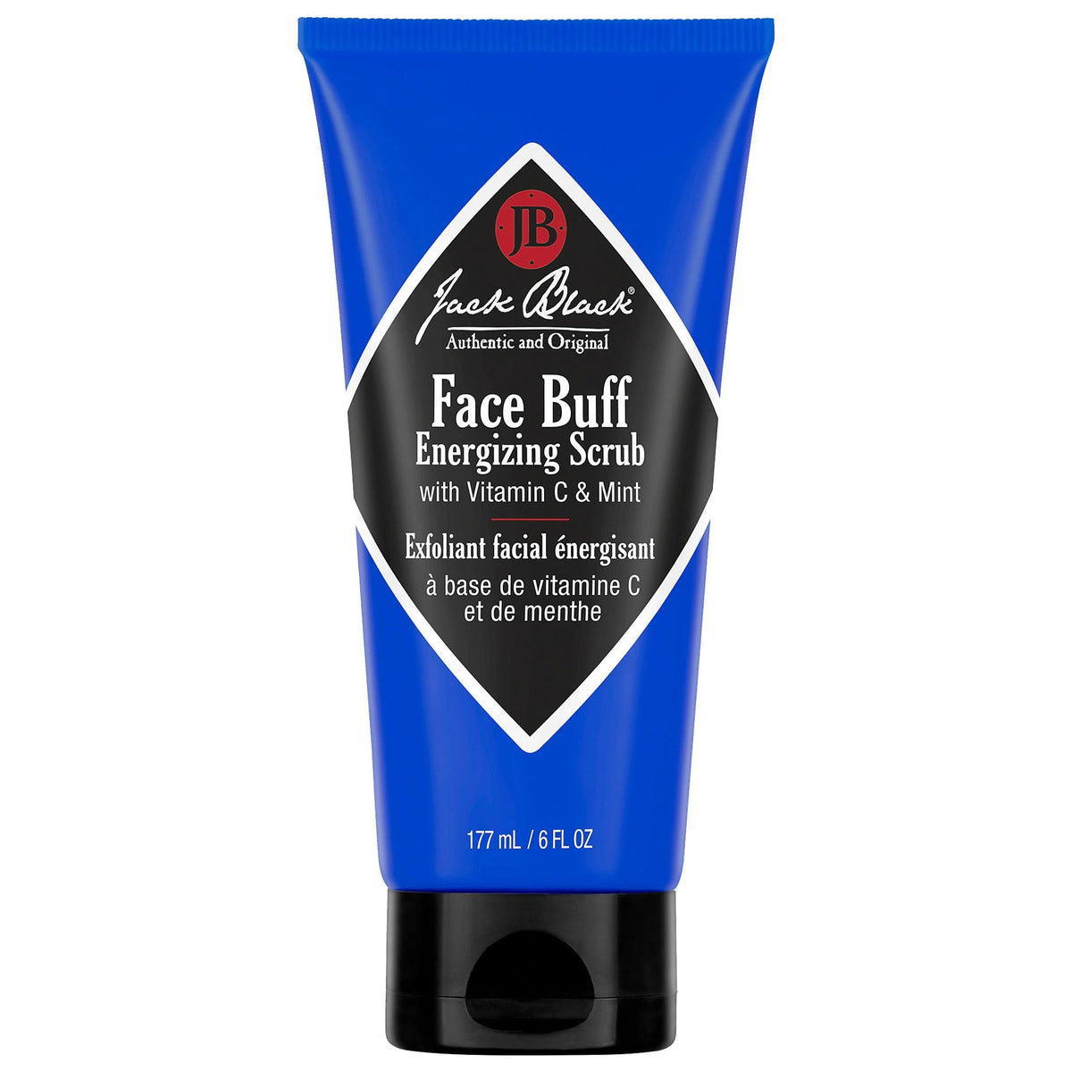 The Face Buff Energizing Scrub - Dermatologist-Tested Face Scrub for Men & Women, Pre-Shave Cleanser, Exfoliating Scrub for Smoother Shave & Radiant Skin