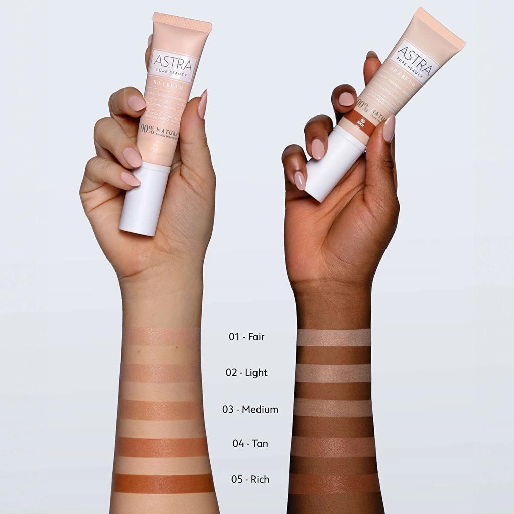 Astra Pure Beauty BB Cream Light Hydrating Skin Tint 30ml