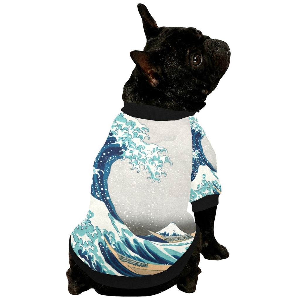 Hokusai Great Wave Off Kanagawa Round Neck Shirt