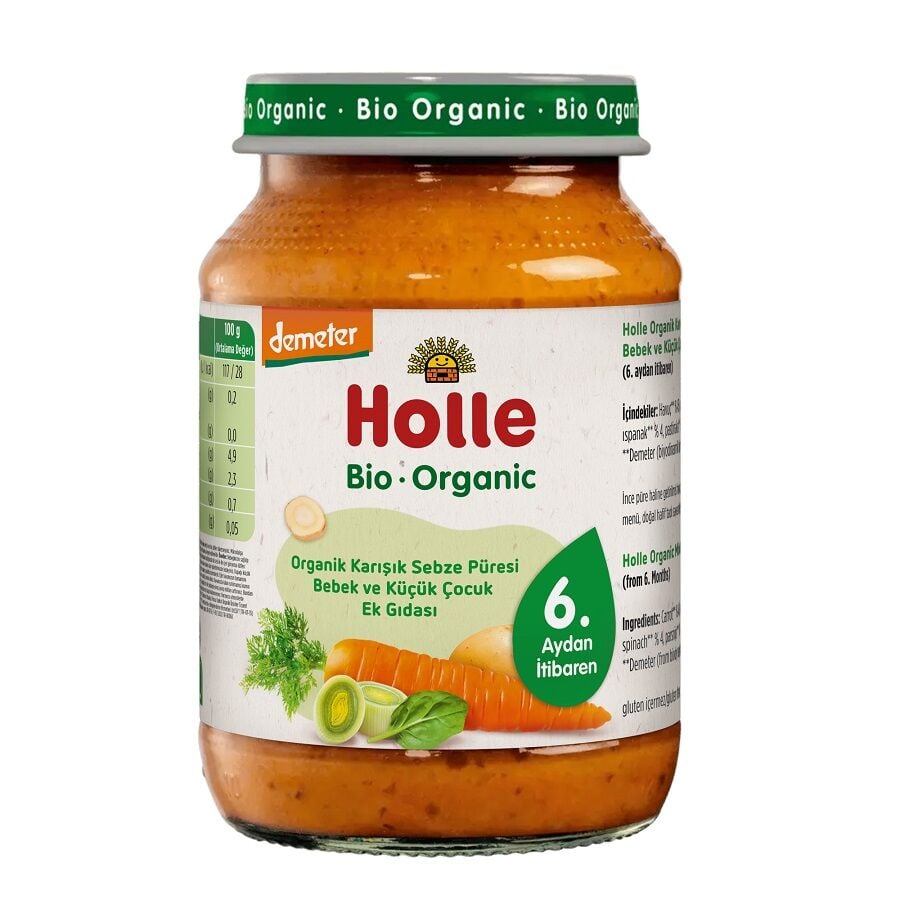 Holle Organic Mixed Vegetable Puree for Babies 190g