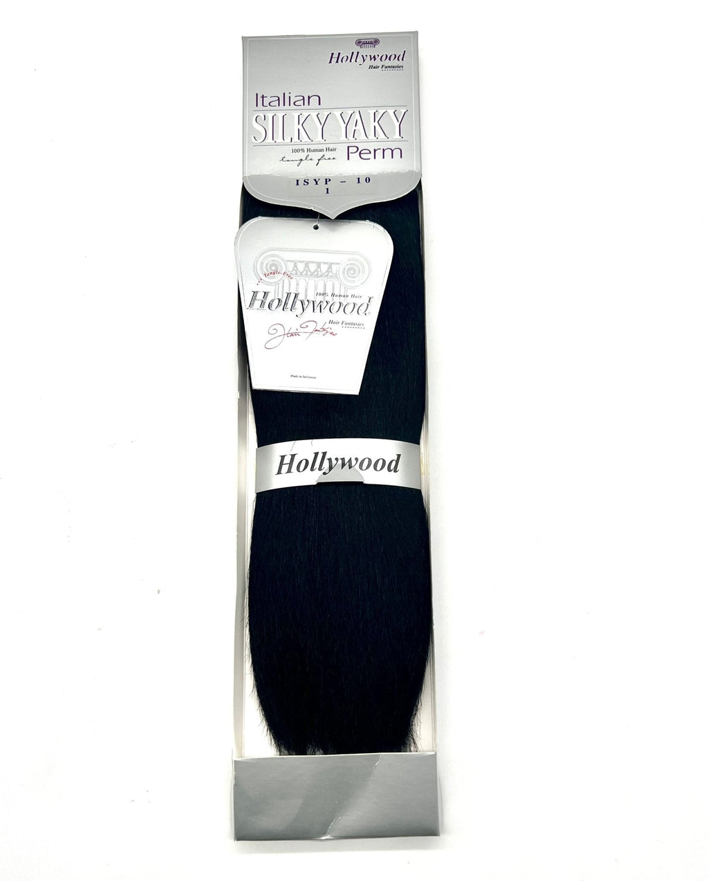 Hollywood 100% Human Hair Italian Silky Yaky Perm Weft Extensions 10''/1