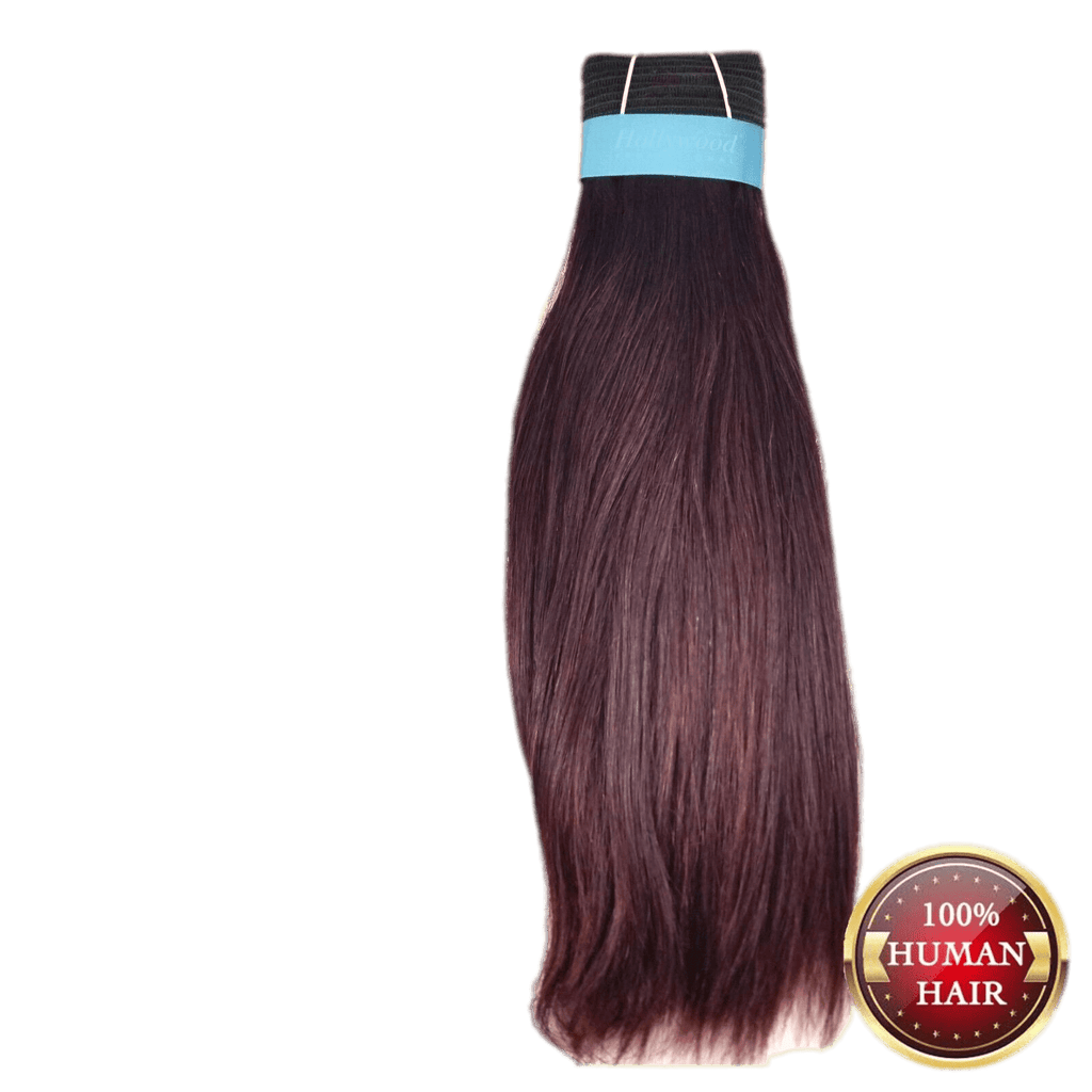 Hollywood 100% Human Hair Pro Silky Weavings 12" Hair Extensions