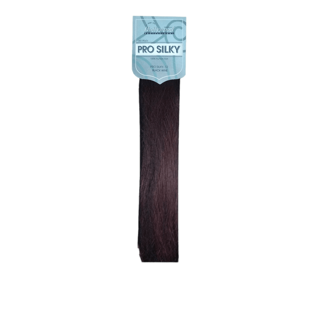 Hollywood 100% Human Hair Pro Silky Weavings 12" Hair Extensions