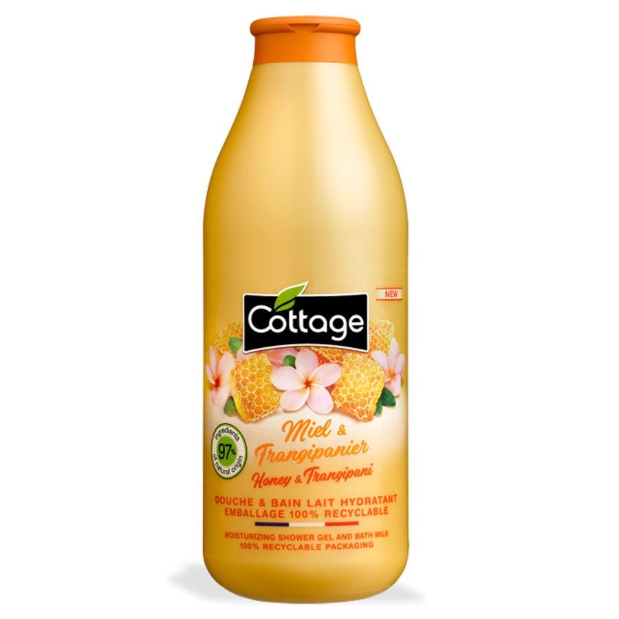 Cottage Honey & Frangipani Moisturizing Shower Gel 750ml