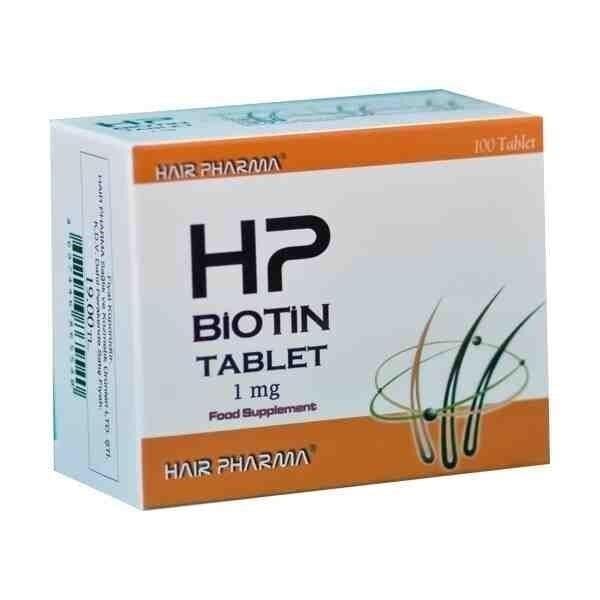 Defnil Pharma HP Biotin 1 mg Hair and Nail Support 100 Tablets