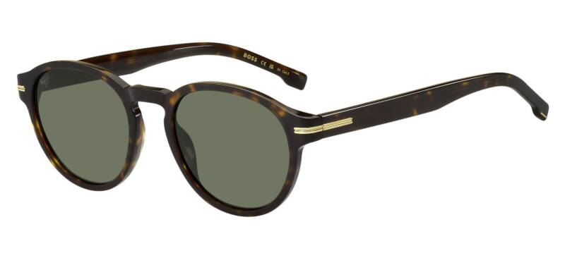 Hugo Boss 1506/S Green Men's Sunglasses with Tortoise Frame