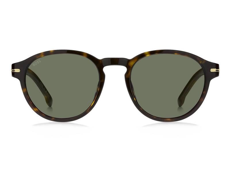 Hugo Boss 1506/S Green Men's Sunglasses with Tortoise Frame