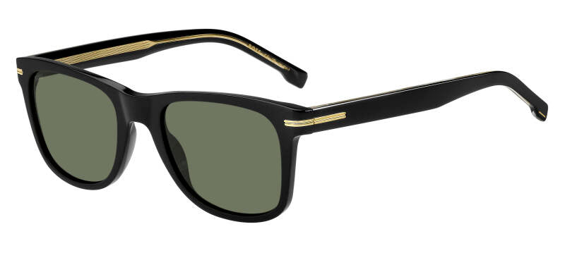 Hugo Boss 1508/S Green Lens Square Men's Sunglasses 52mm