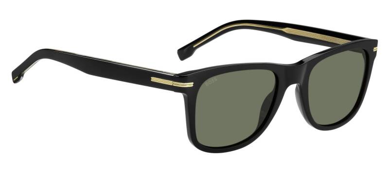 Hugo Boss 1508/S Green Lens Square Men's Sunglasses 52mm