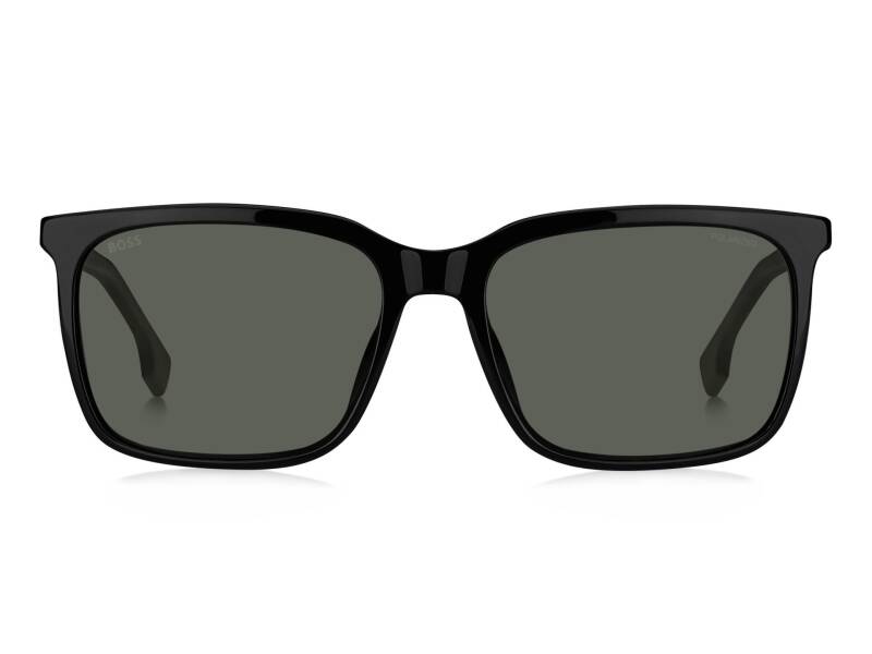 Hugo Boss 1579/S Rectangular Black Men's Sunglasses 57mm