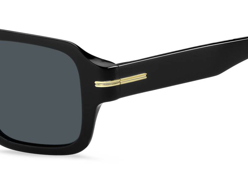 Hugo Boss 1595/S Blue Avio AR Men's Sunglasses - Black/Blue
