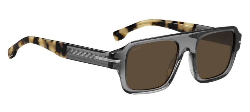 Hugo Boss 1595/S Brown Rectangular Men's Sunglasses