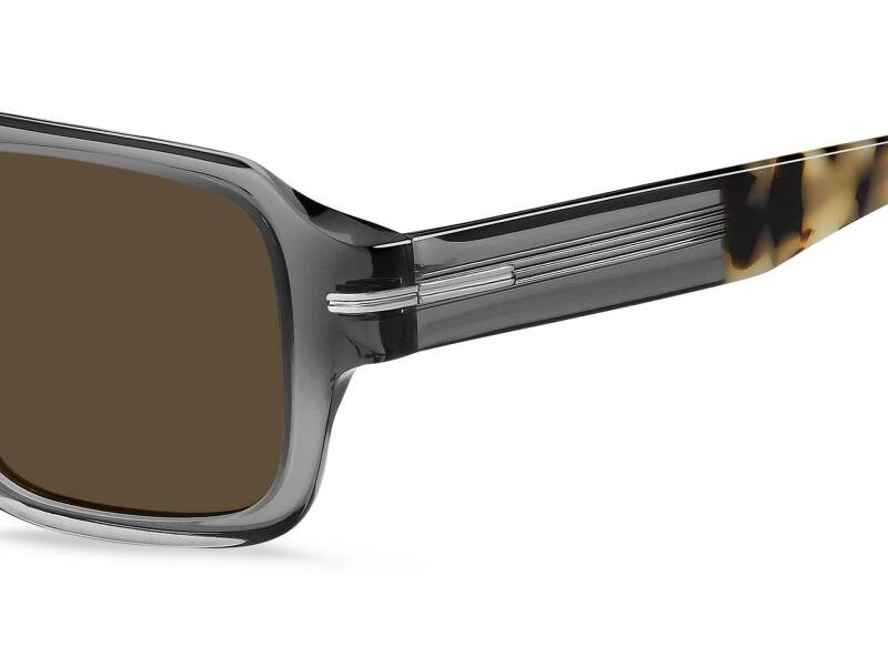 Hugo Boss 1595/S Brown Rectangular Men's Sunglasses